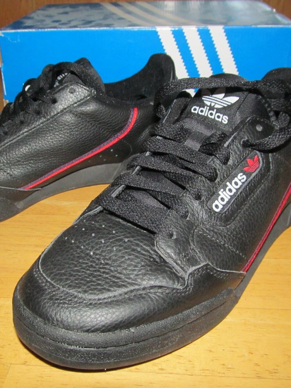 ADIDAS Shoes Continental 80 Black-Scarlet-Navy M8.5 - W10